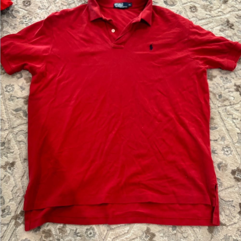 Men's Red Polo Shirt